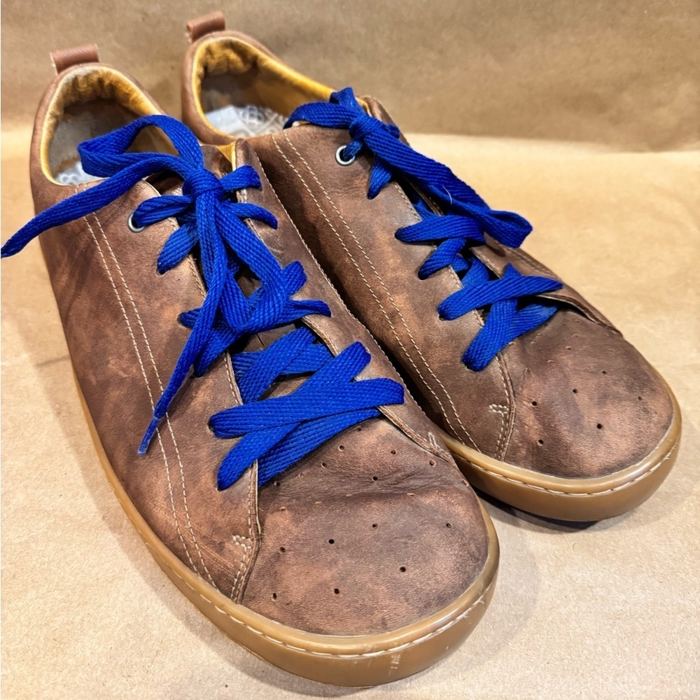 Camper Brown Nubuck Leather Runners. Size EU45/US12